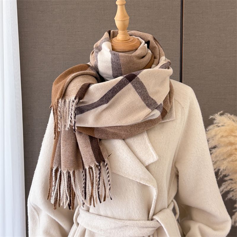 Cashmere Pashmina Wrap - Chal de imitación de cachemira a