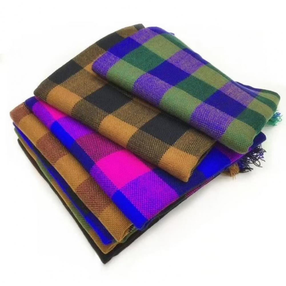 Wool Scarf Men - 2025 bufanda cuadrada de lana decoración