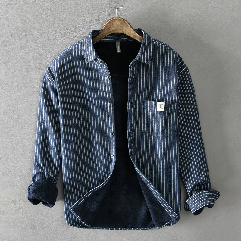Flannel Shirt Lined - Camisas a rayas clásicas gruesas y