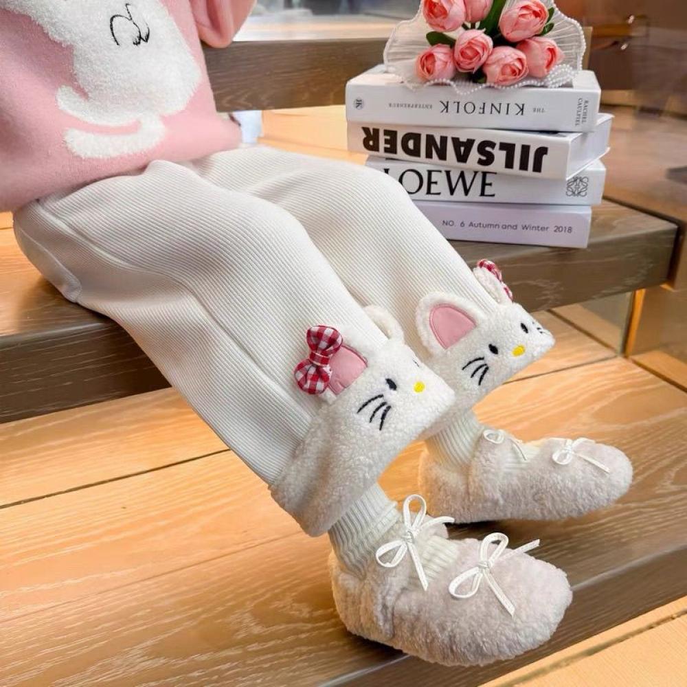 Corduroy Pant Warm - Pantalones Kawaii de Hello Kitty para