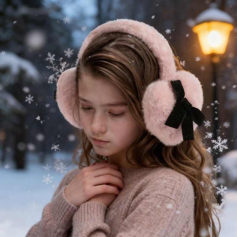 Earmuffs Foldable - 1 orejeras de invierno de Color