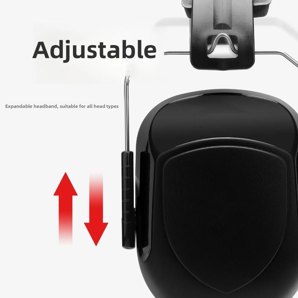 Earmuffs Foldable - Orejeras Insonorizantes de ABS Resistentes, Ajustables,