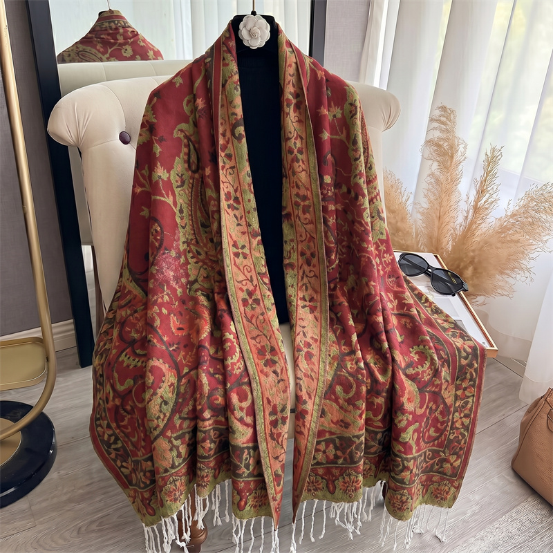 Cashmere Pashmina Wrap - Bufanda de Cachemira de Marca de