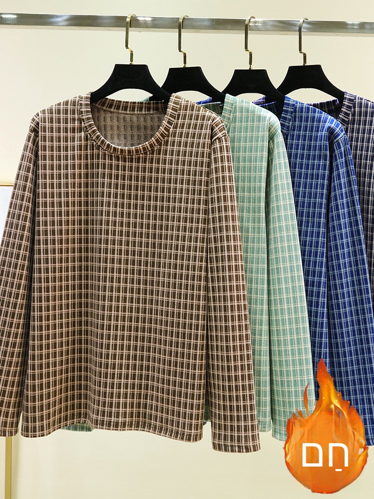 Flannel Shirt Lined - Camiseta de franela para hombre, de