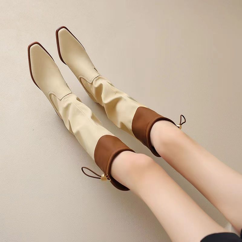 Waterproof Winter Boot - Botas Largas con punta cuadrada color