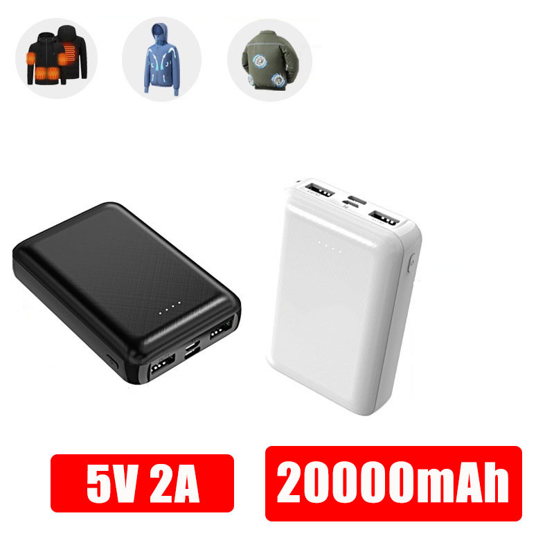 Heated Vest Battery - Mini banco de energía 20000mAh 5V