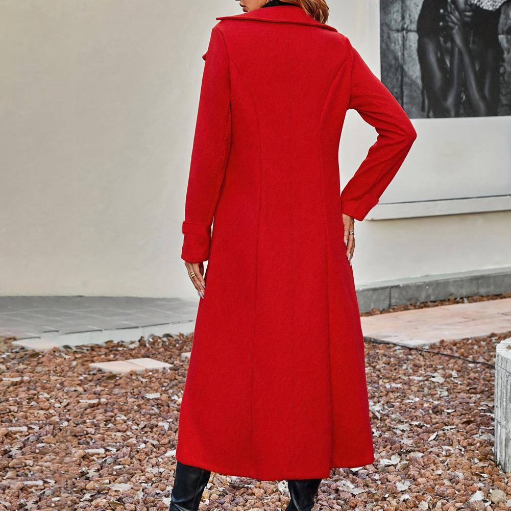 Abrigo Largo de Lana para Muje - Wool Coat Peacoat reseña y precio