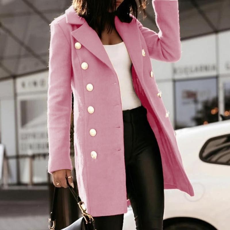 652F Abrigos lana para mujer O - Wool Coat Peacoat reseña y precio