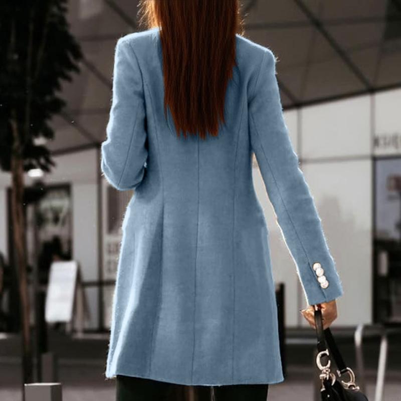 831A Abrigos lana para mujer O - Wool Coat Peacoat reseña y precio
