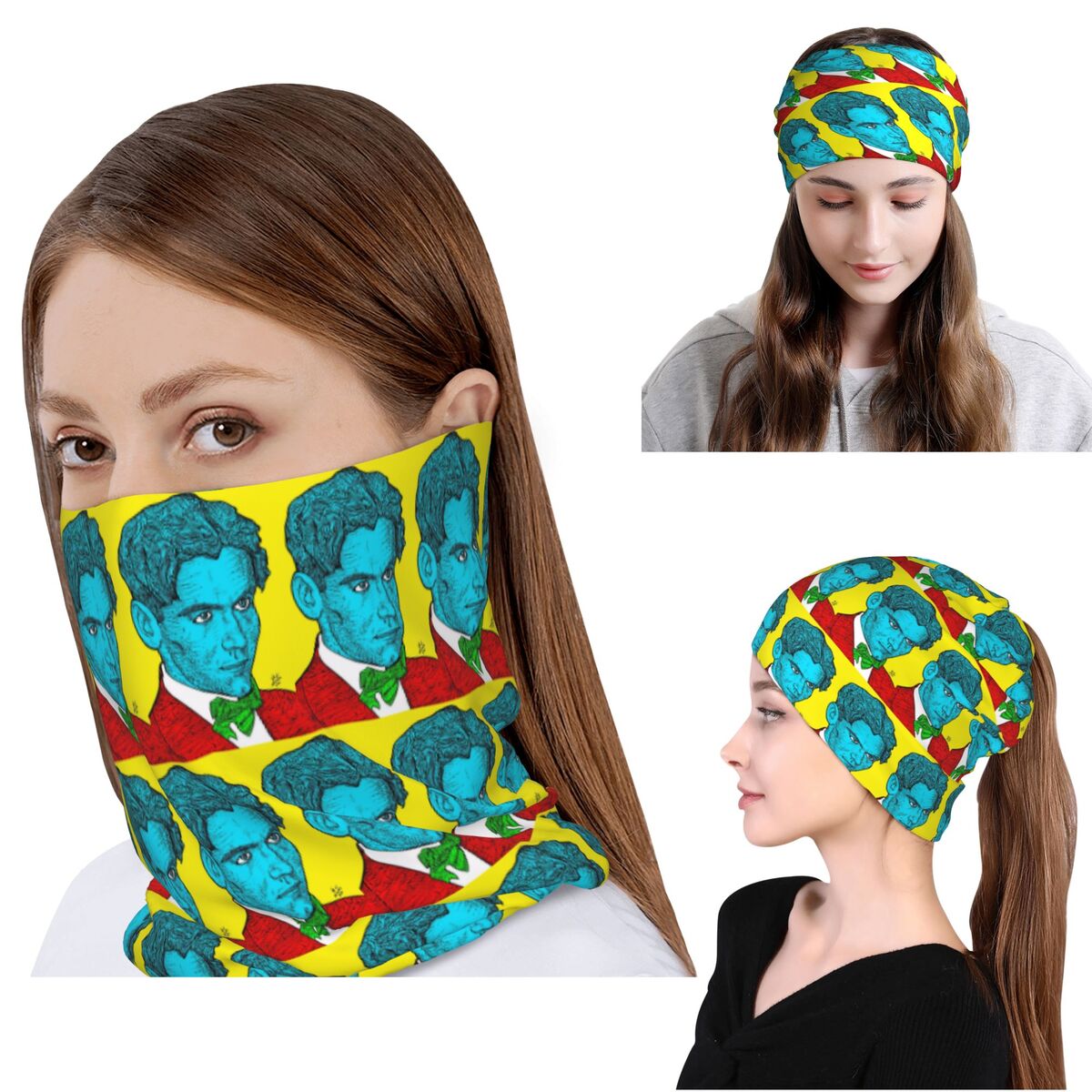 Federico Garcia Lorca Portrait - Knit Beanie Hat Warm reseña y precio
