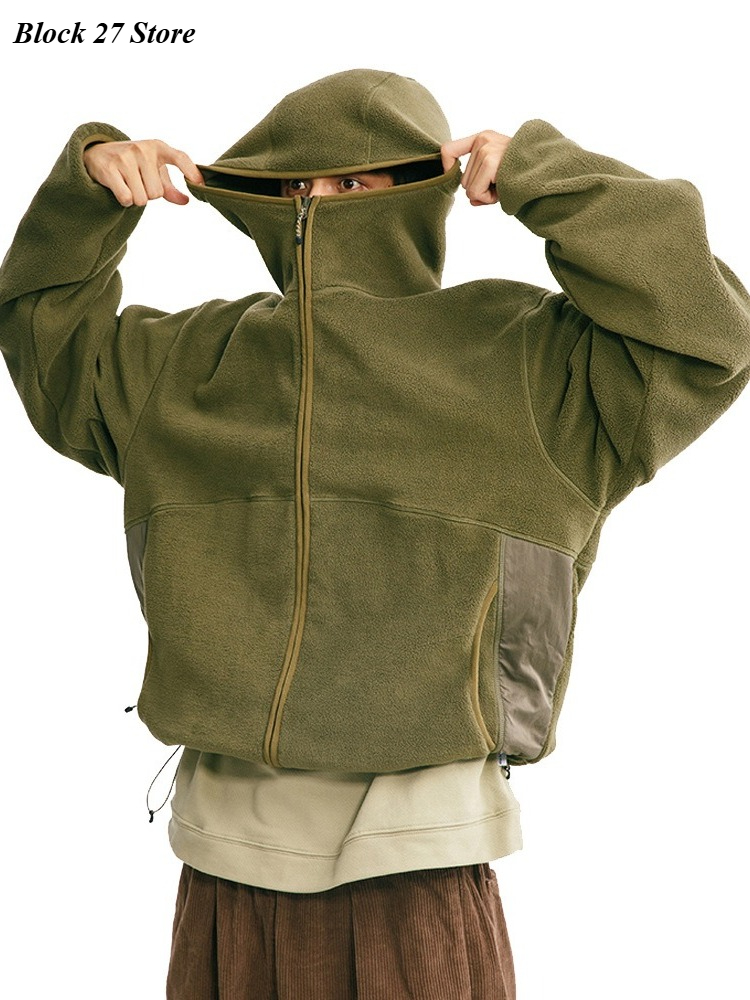 Sudadera con capucha para homb - Sherpa Hoodie Fleece reseña y precio