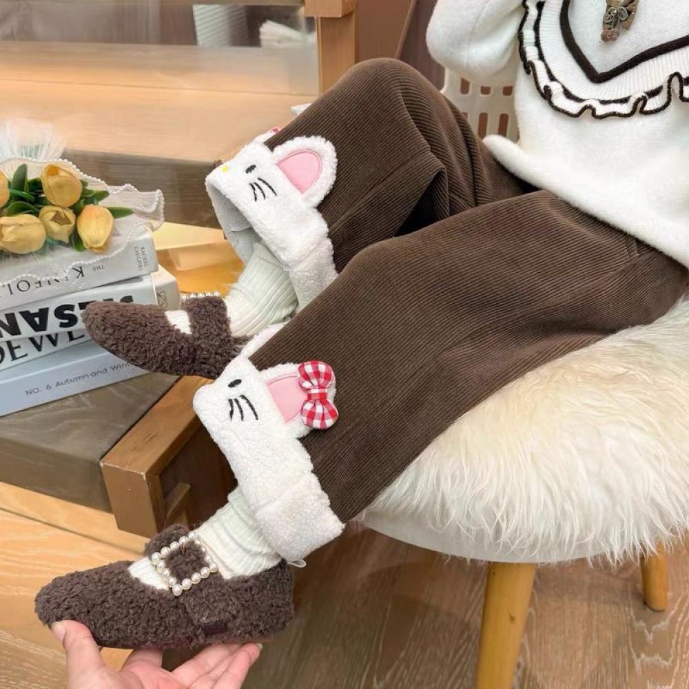 Pantalones Kawaii de Hello Kit - Corduroy Pant Warm reseña y precio