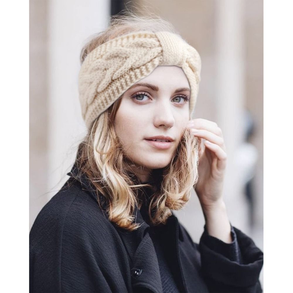 Diademas tejidas de invierno p - Winter Headband Fleece reseña y precio