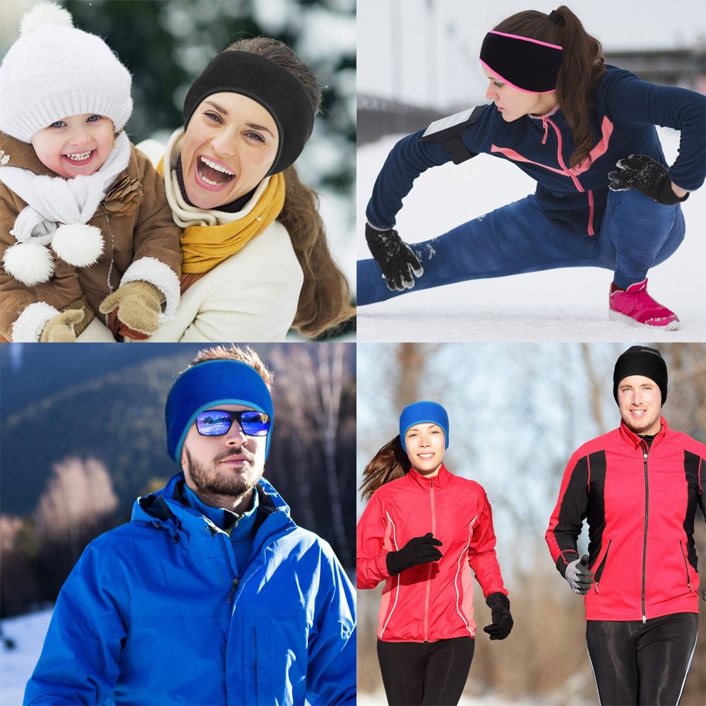 1 unidad de diadema de lana pa - Fleece Ear Warmer Band reseña y precio