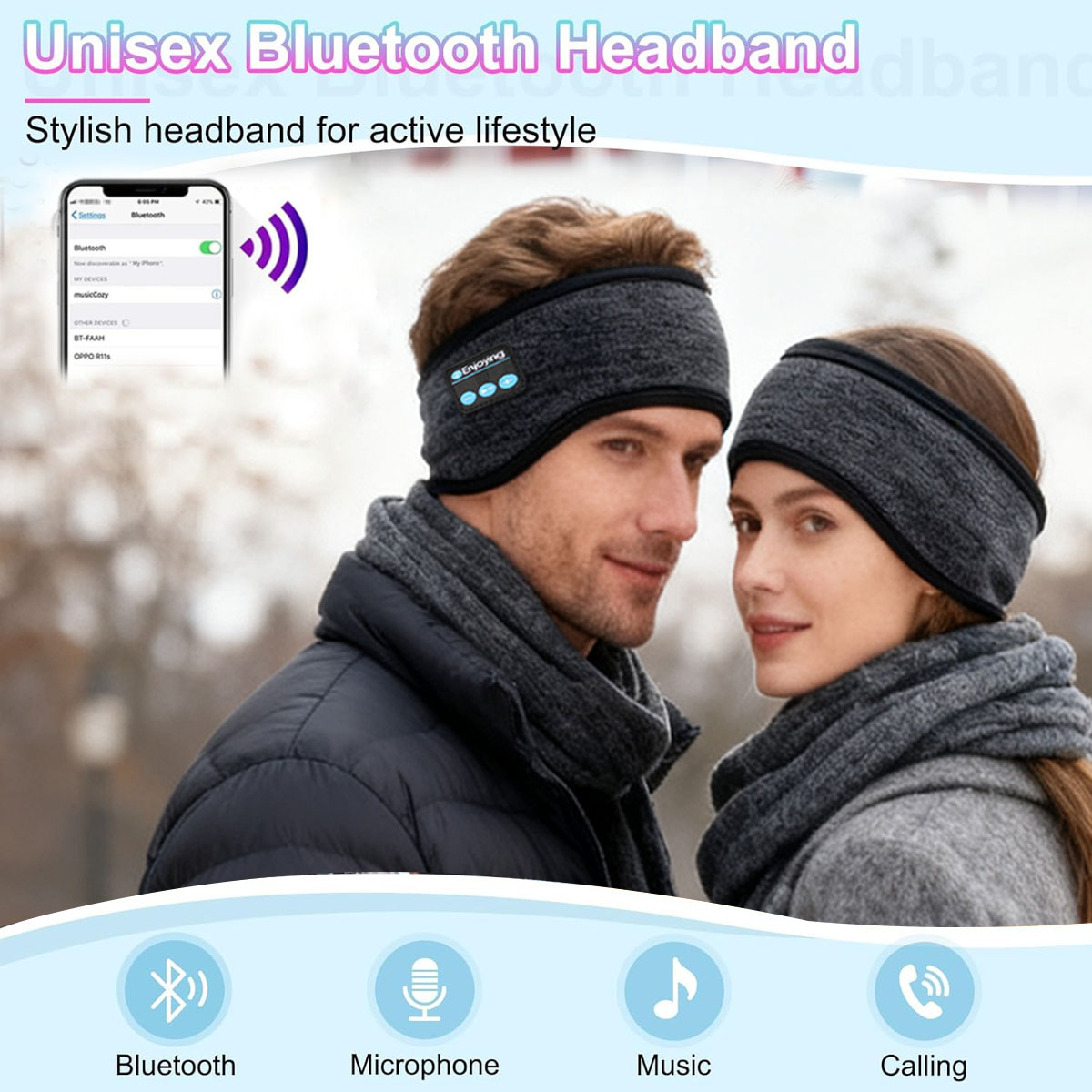 Auriculares inalámbricos con B - Winter Headband Fleece reseña y precio