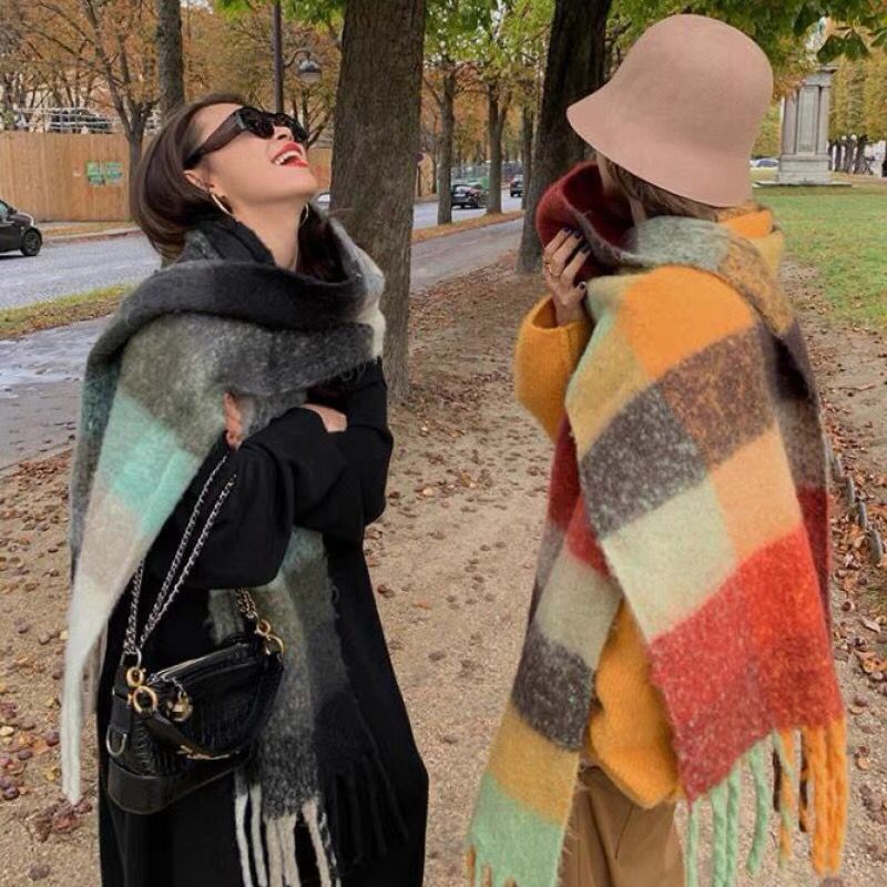 Bufanda gruesa y cálida de luj - Cashmere Pashmina Wrap reseña y precio