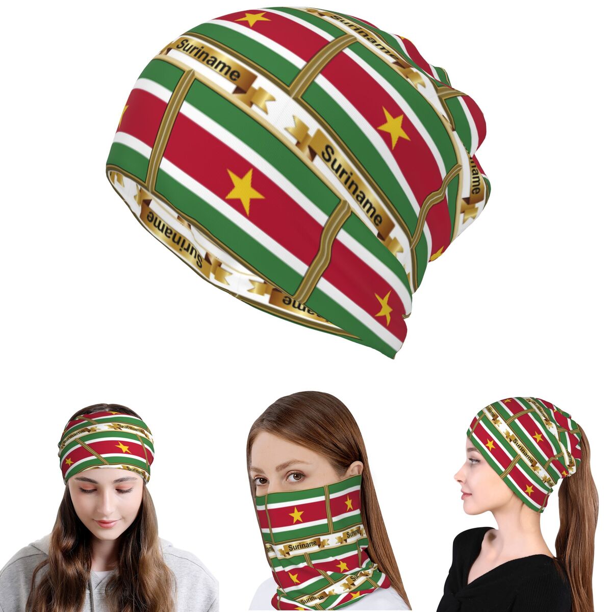 Productos con la bandera de Su - Knit Beanie Hat Warm reseña y precio