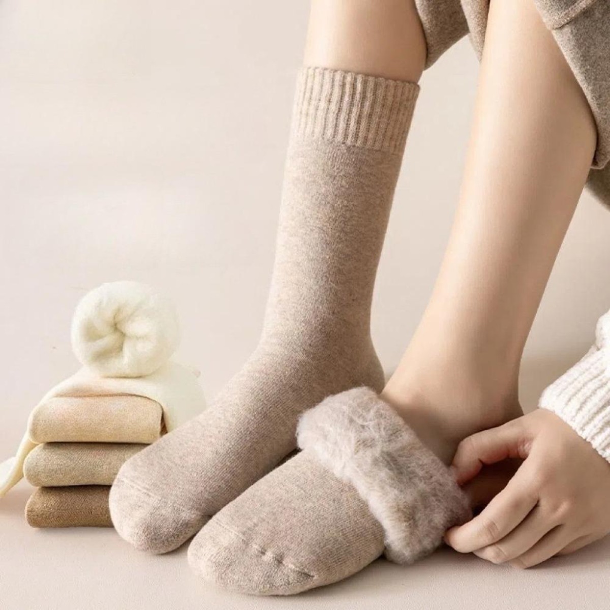 1 par de calcetines térmicos c - Thermal Sock Wool reseña y precio