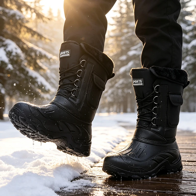 Botas de nieve de invierno par - Waterproof Winter Boot reseña y precio