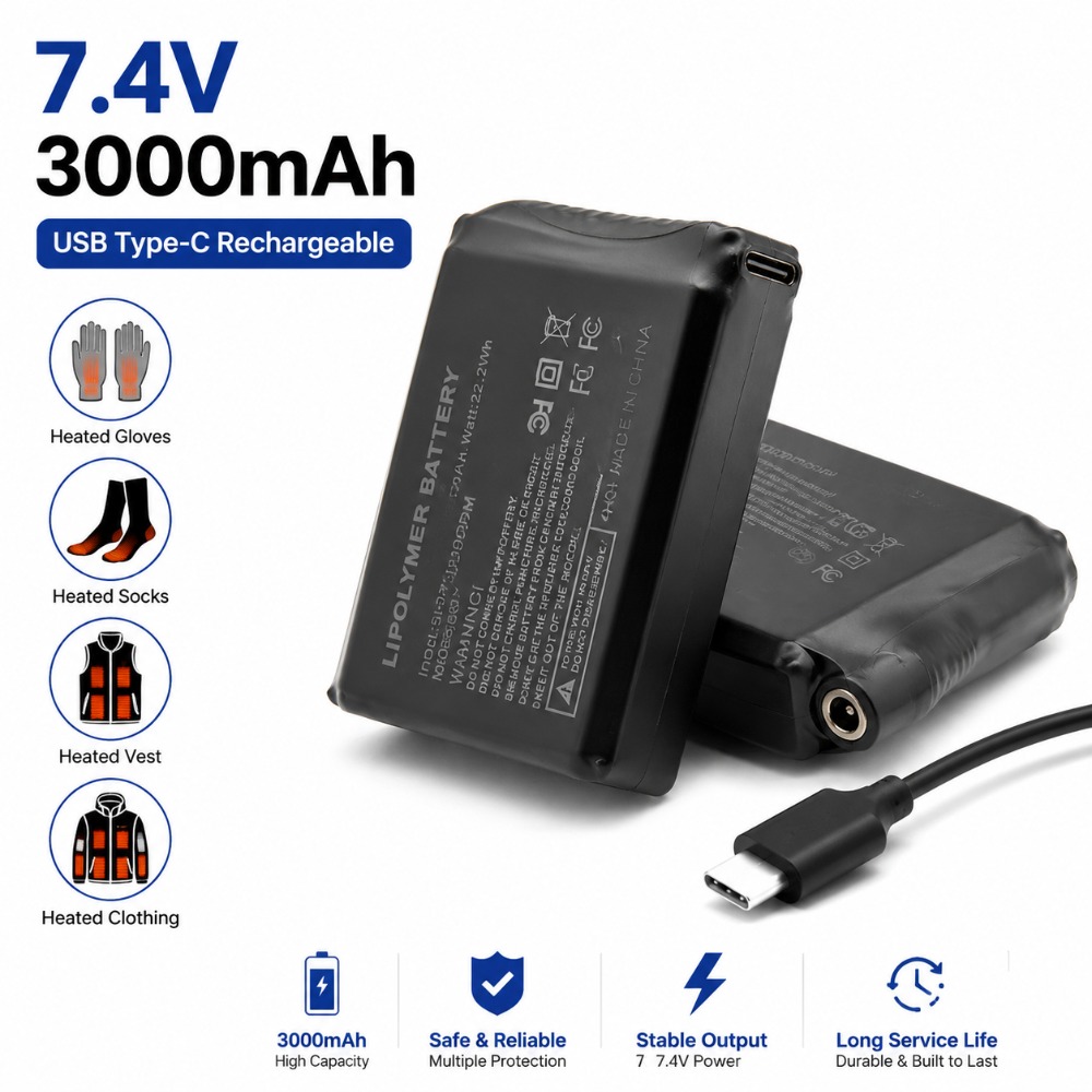 Batería de iones de litio de 7 - Heated Vest Battery reseña y precio