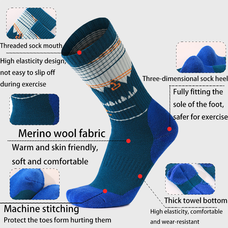 1 Par de Calcetines de Esquí d - Thermal Sock Wool reseña y precio