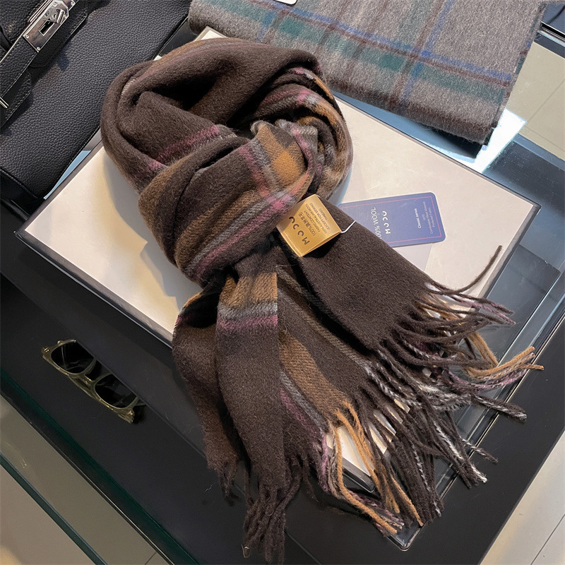 Bufanda de lana 100% pura de a - Wool Scarf Men reseña y precio