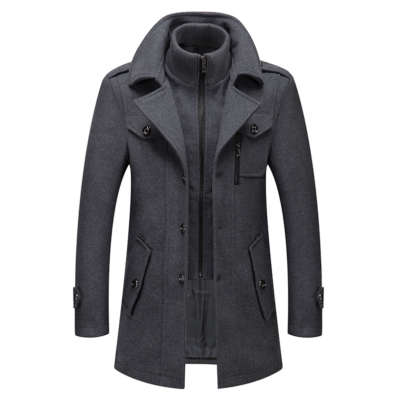 Abrigo de lana para hombre, ta - Wool Coat Peacoat reseña y precio