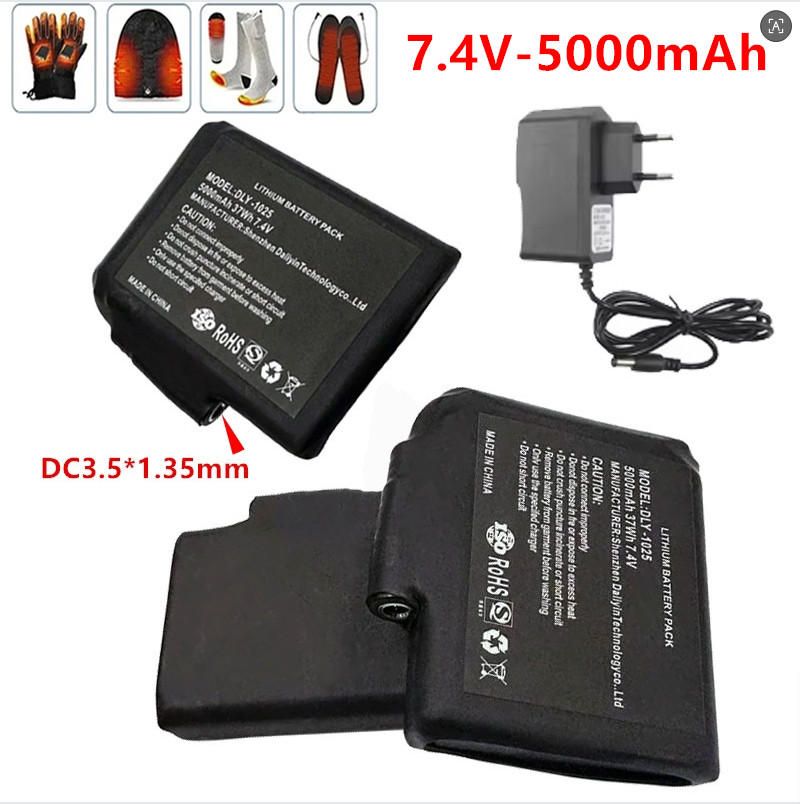 Nueva batería recargable de po - Heated Vest Battery reseña y precio