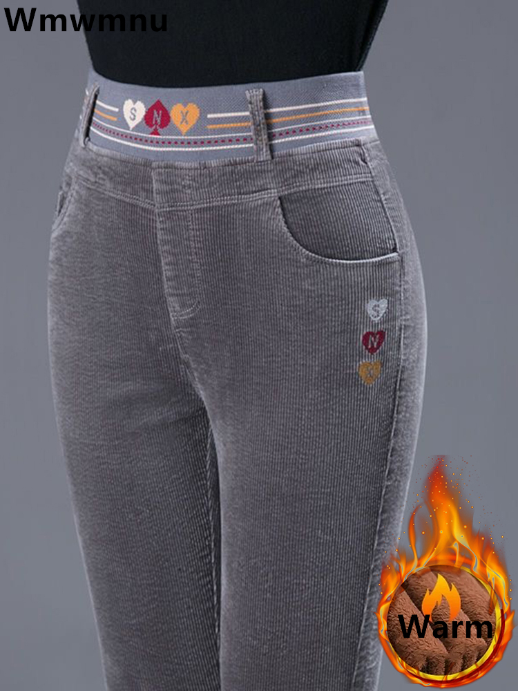 Pantalones de tubo forrados de - Corduroy Pant Warm reseña y precio