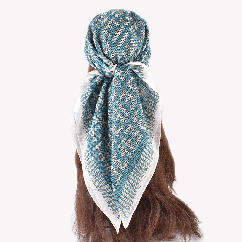 Bufanda cuadrada de seda liger - Shawl Wrap Winter reseña y precio