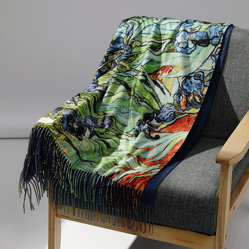 Bufanda de Cachemira con pintu - Cashmere Pashmina Wrap reseña y precio