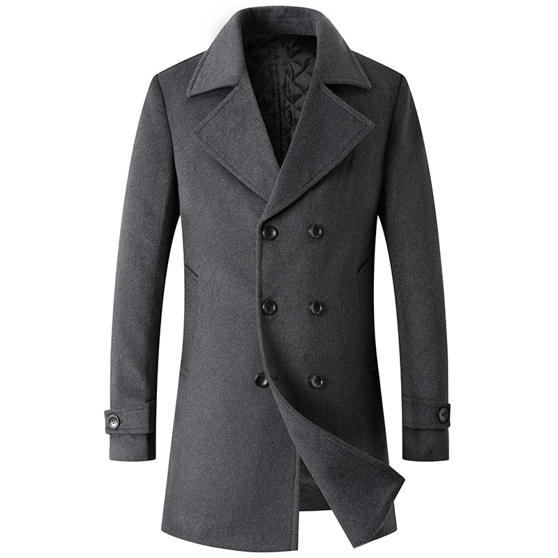 Abrigo de doble botonadura par - Wool Coat Peacoat reseña y precio