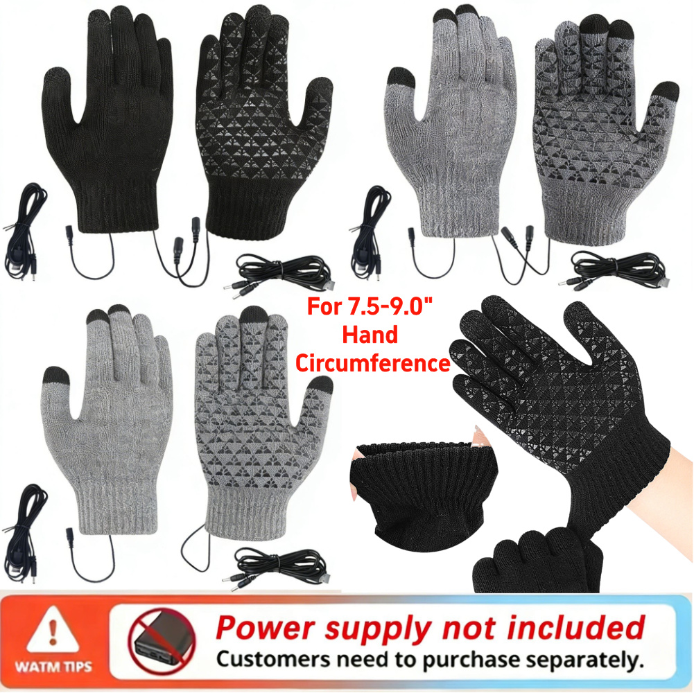 5-1 pares de guantes de punto  - Touch Screen Gloves reseña y precio