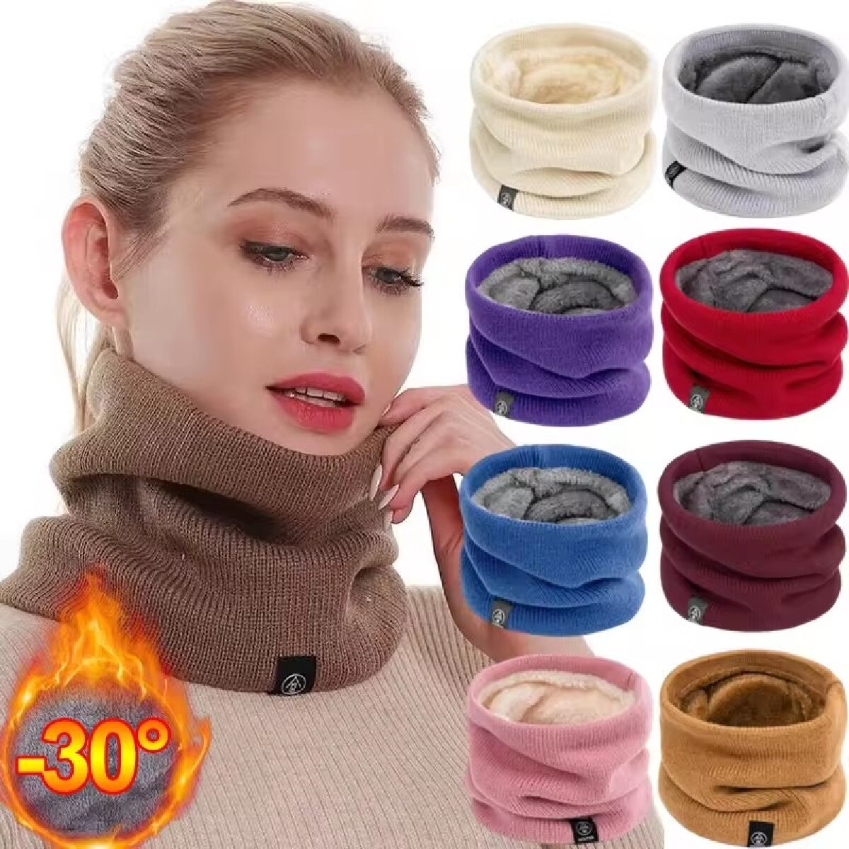 Sólido invierno silenciador de - Neck Gaiter Fleece reseña y precio