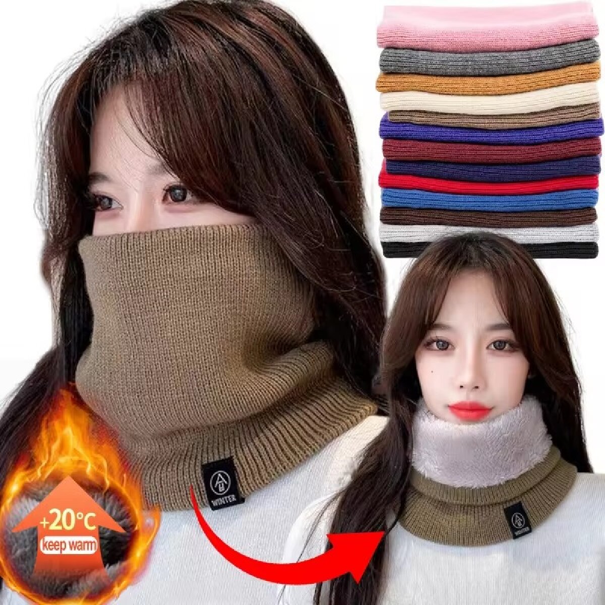 Sólido invierno silenciador de - Neck Gaiter Fleece reseña y precio