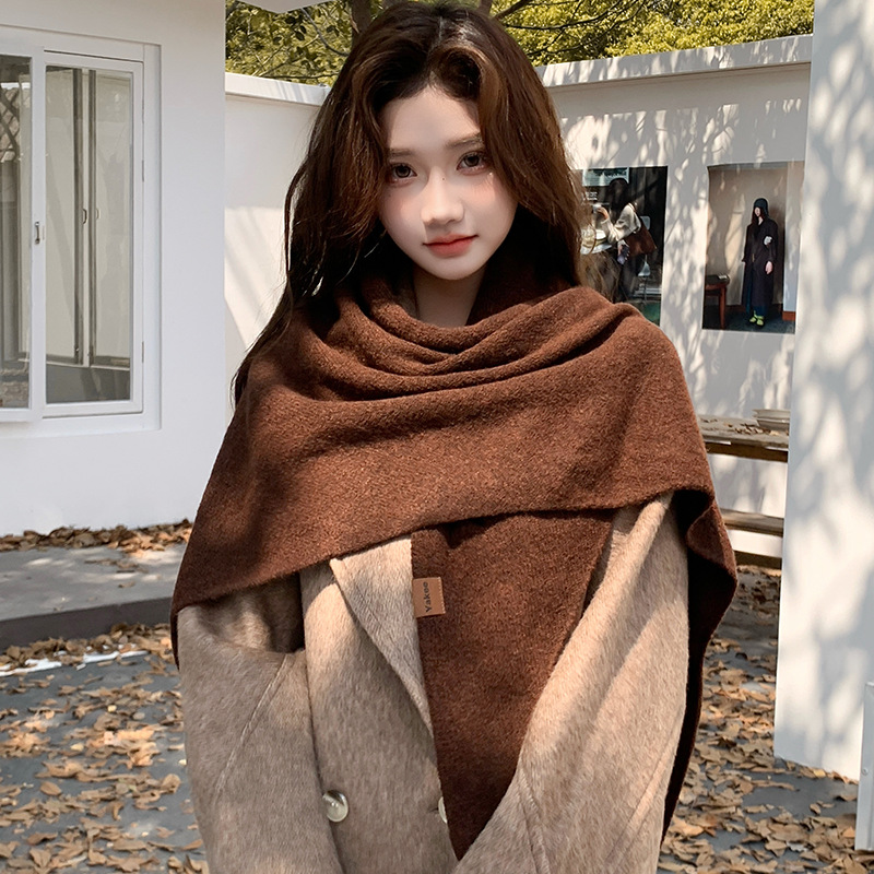 Chal Triangular de Punto de Co - Shawl Wrap Winter reseña y precio