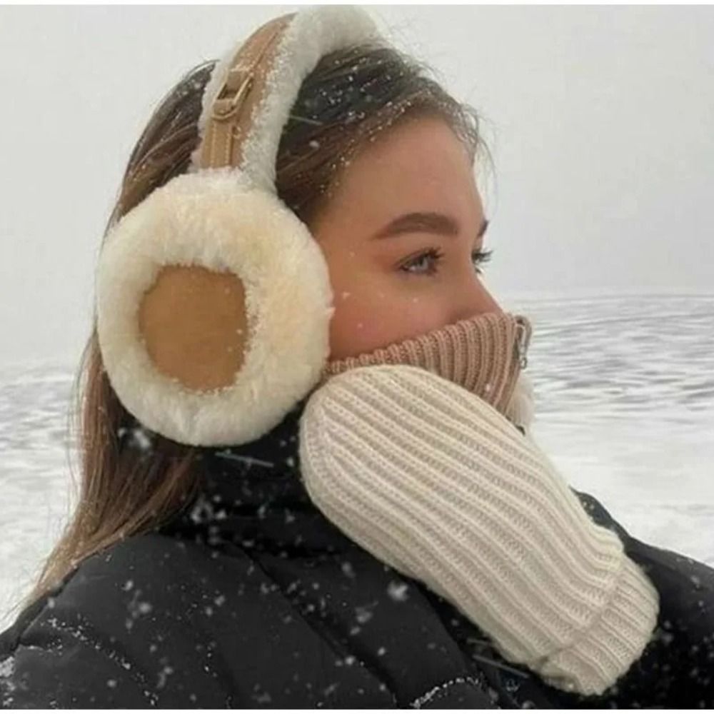 Orejeras de felpa para hombres - Earmuffs Foldable reseña y precio