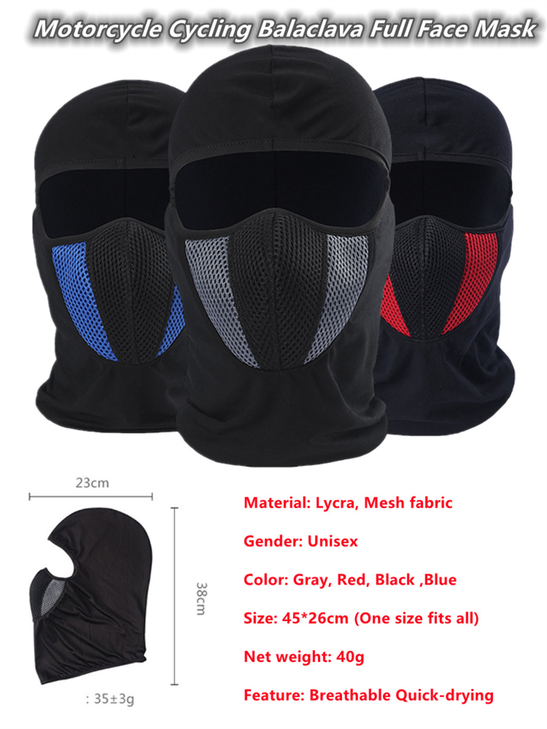 Pasamontañas para Motocicleta, - Balaclava Ski Mask reseña y precio